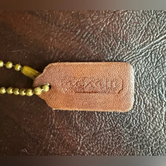 Vintage Coach Multifunction Zip Around Card Case/Wallet in British Tan - Picture 3 of 6